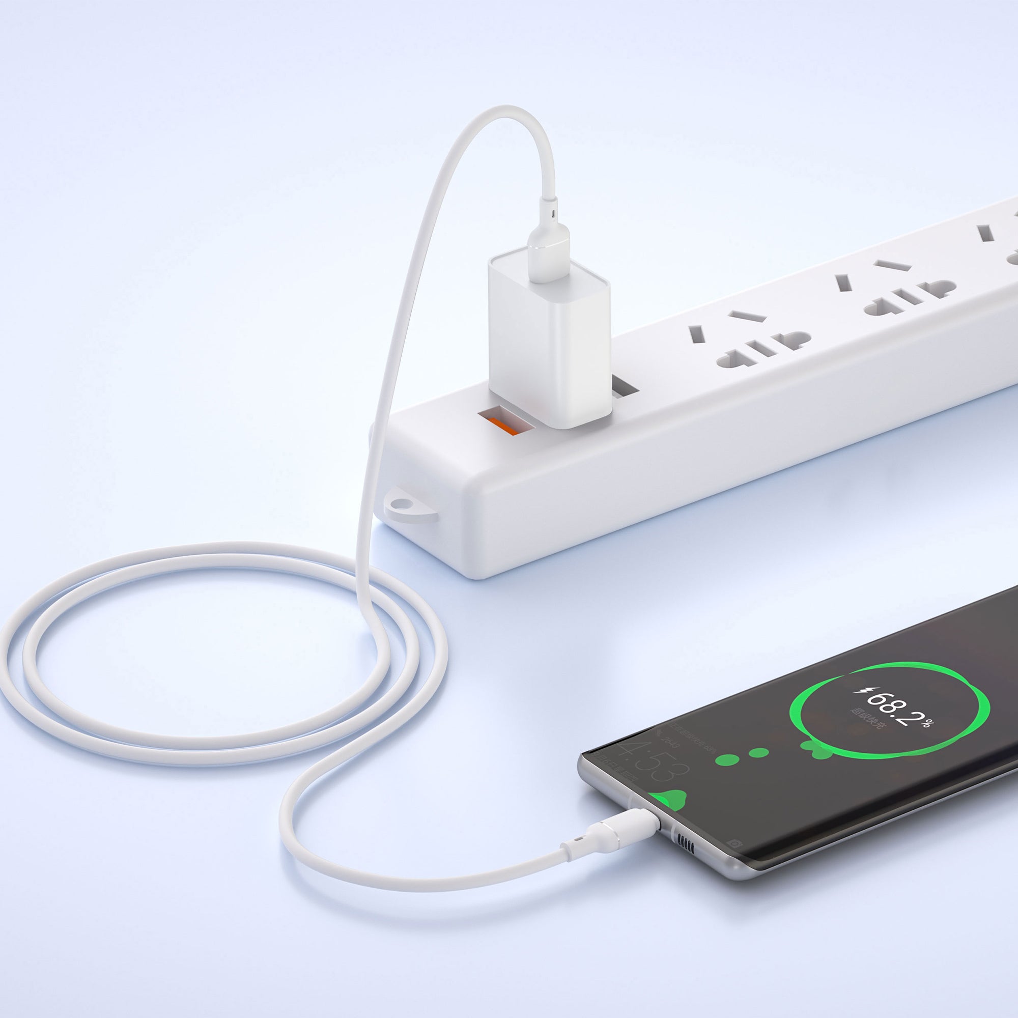 WiWU Stellar Series USB-A to USB-C Silicone Cable (Wi-C088) – 1M