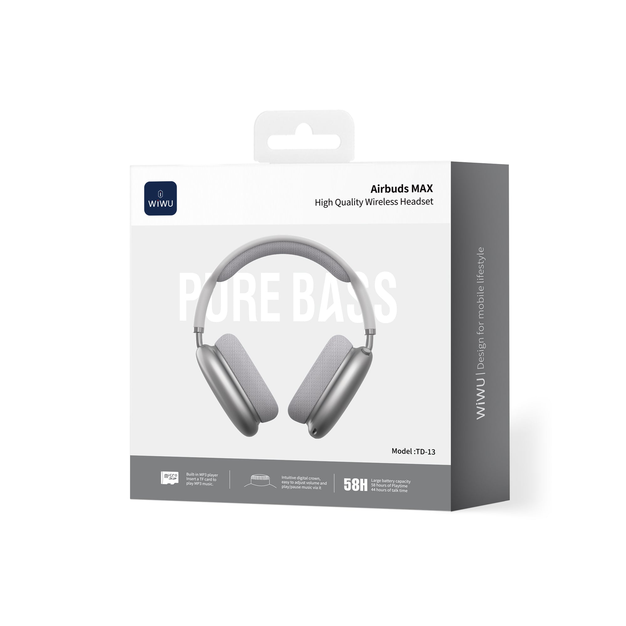 WIWU Airbuds MAX (TD-13) Wireless Headphones