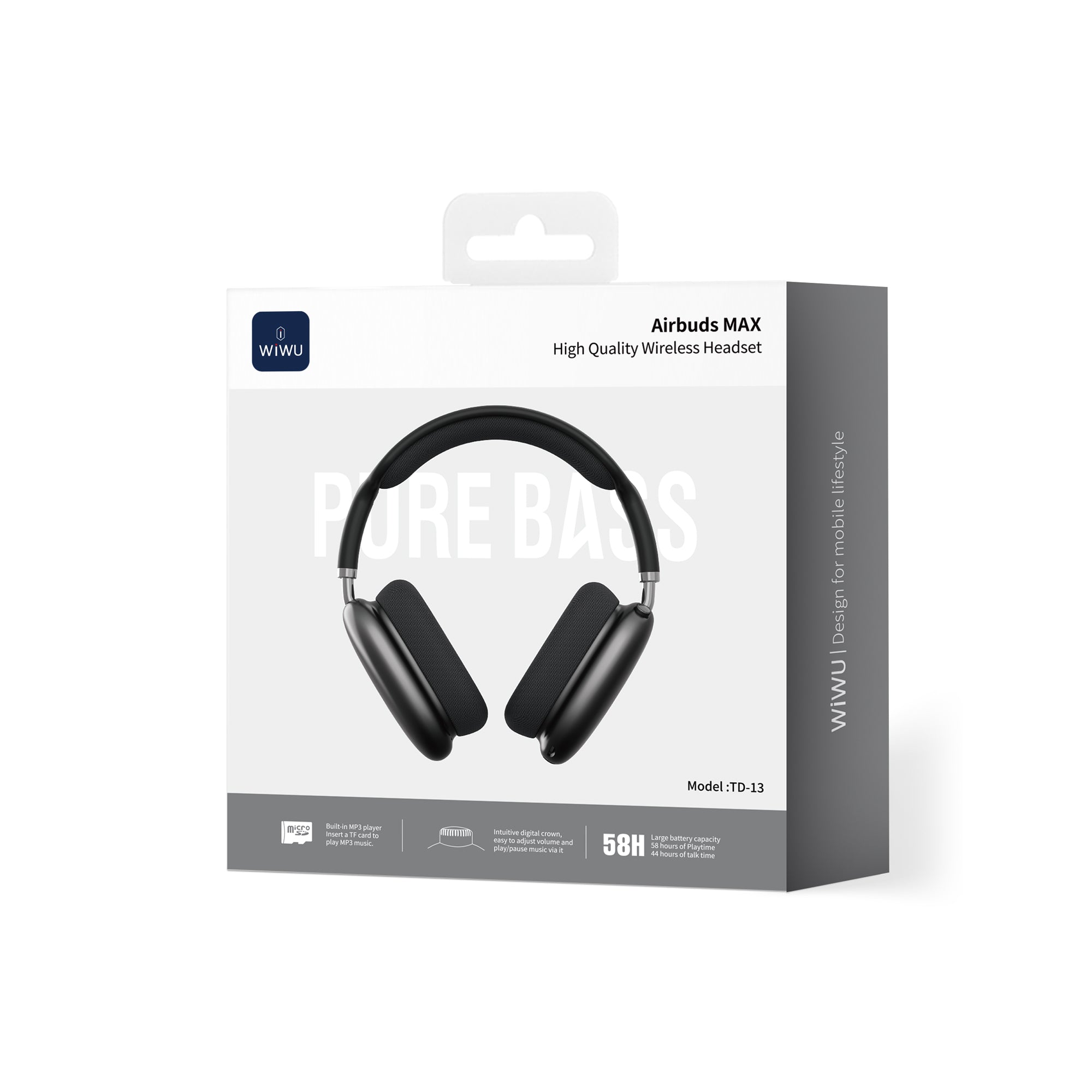 WIWU Airbuds MAX (TD-13) Wireless Headphones