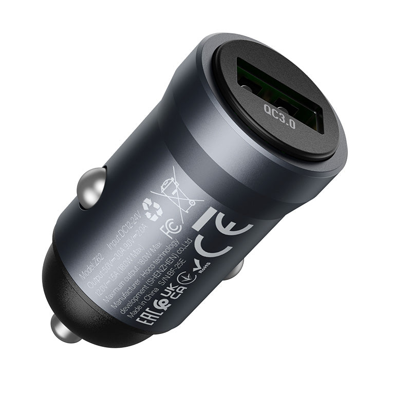 hoco Z62 High Power 18W QC3.0 Mini Car Charger