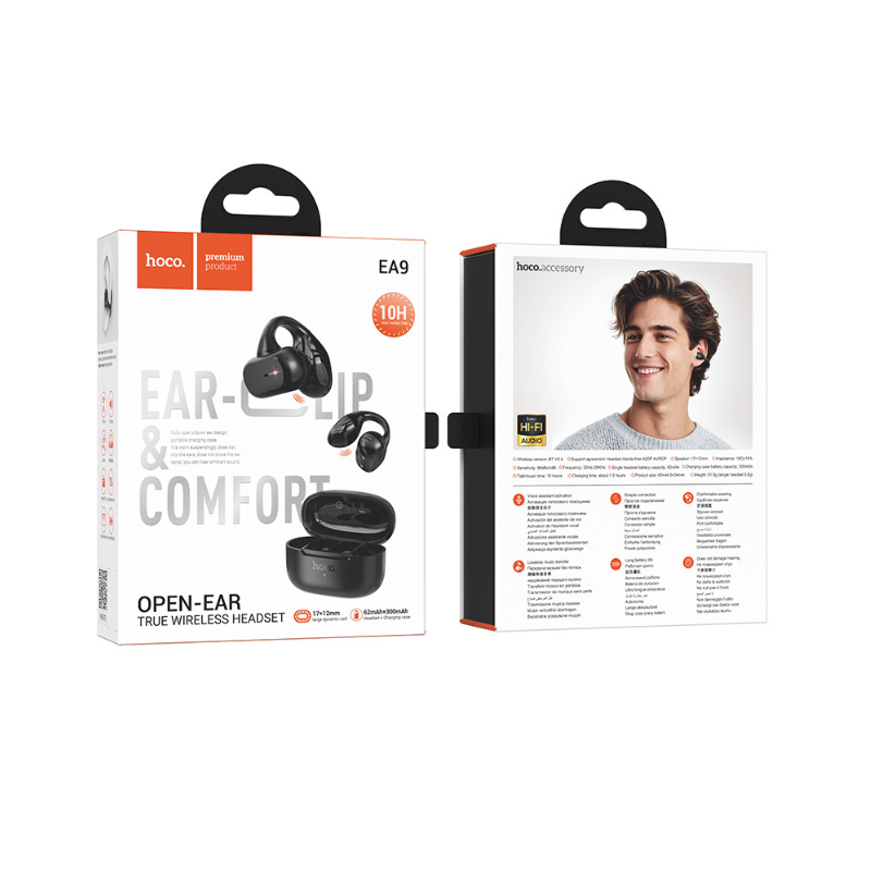 hoco EA9 Clear sound clip-on true wireless BT headset