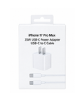 35W USB-C Power Adapter with USB-C to USB-C Cable